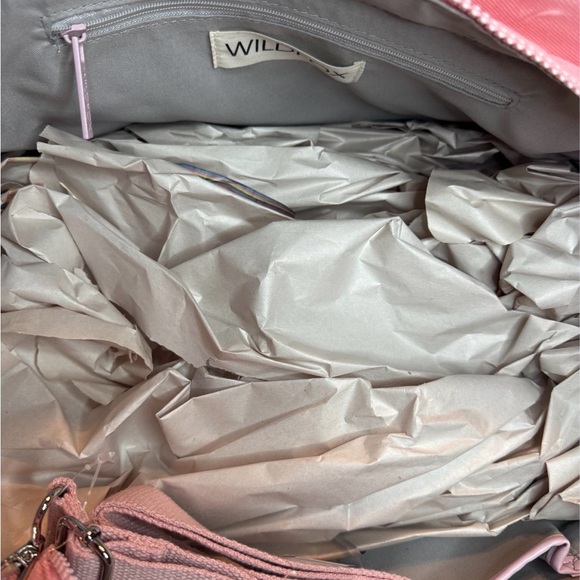 Wildfox Patchwork Denim Tote in Rose Clair nwt - Picture 5 of 5